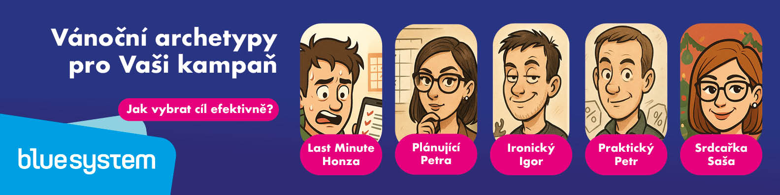 5 vánočních archetypů pro vaši kampaň