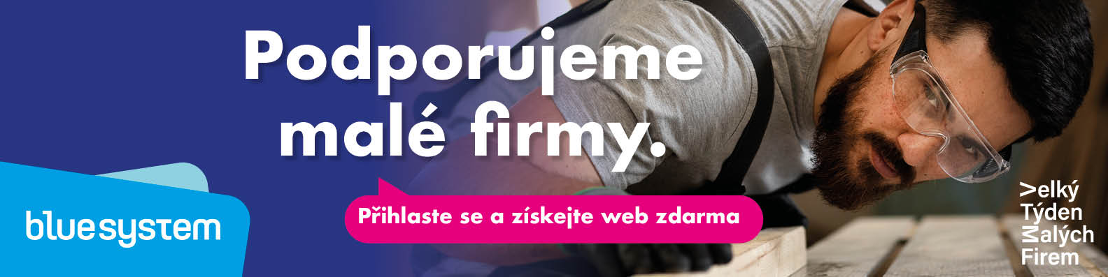Blue System podporuje malé firmy