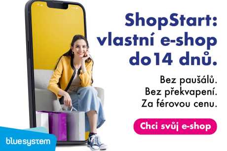 Rychlý e-shop do 14 dnů. Ano s Blue Systém je to možné !